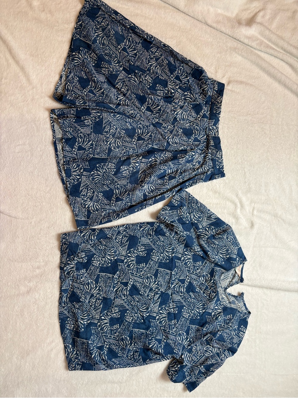 Vintage Braemar top and short set